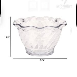 clear plastic ice cream bowls 104